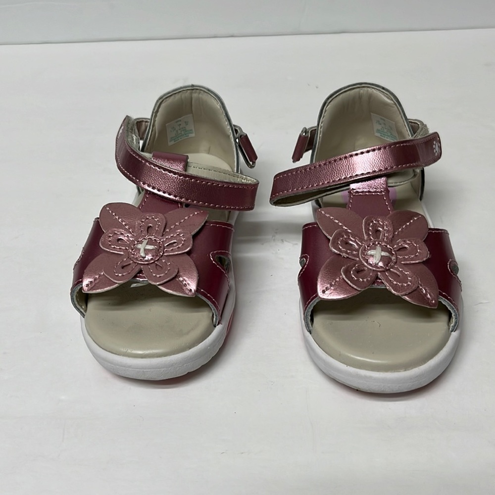 HUSH puppies, baby girls, Dixie sandal. Pink.